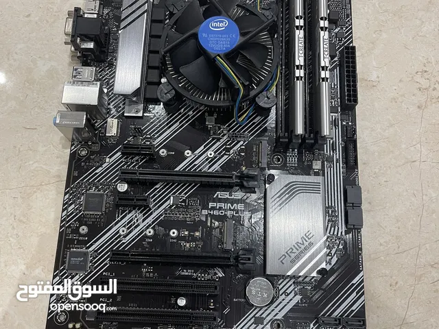 Intel I5-10400f CPU + Asus prime B460 PLUS Motherboard+ Teamgroup 16gb DDR4 2666MHZ CL 19 Ram