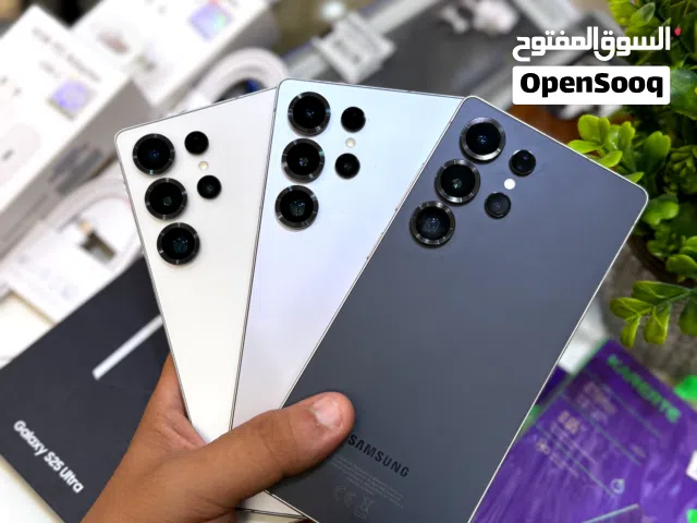 عرض خاص : Samsung S25 ultra 255gb هواتف نظيفة جدا بحالة الوكالة بدون اي شموخ أو مشاكل ما مبطلات