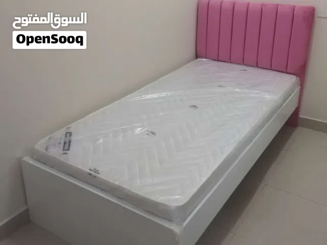 single bed with mattress