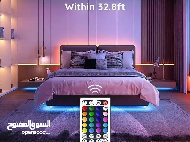 شريط مصابيح LED واي فاي 5 قدم ، 15 متر مرن تغيير اللون RGB الهاتف التحكم الذكي LED شريط ضوء لغرفة