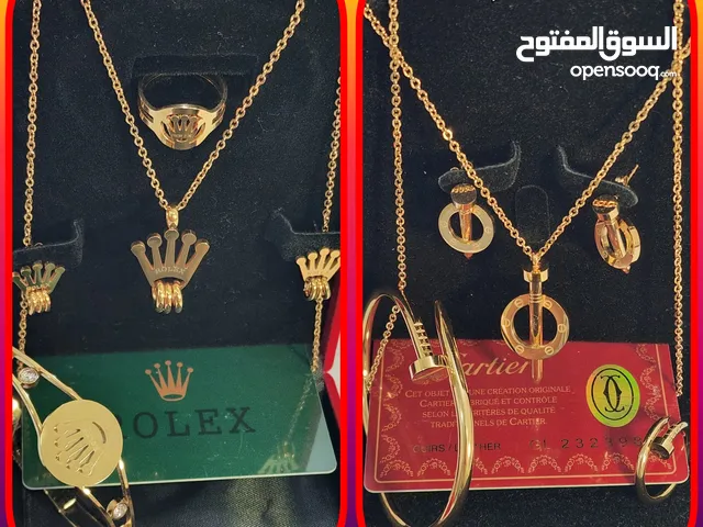 طقم كشوخي ماركات عالميه . ماستر مختومه + سوار + قلاده + خاتم + تراجي / في طقم واحد
