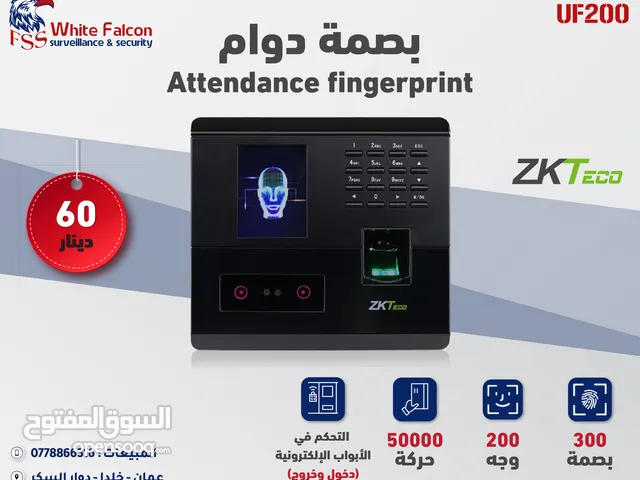 بصمة دوام ساعة دوام بصمة zkteco  بصمة وجه
