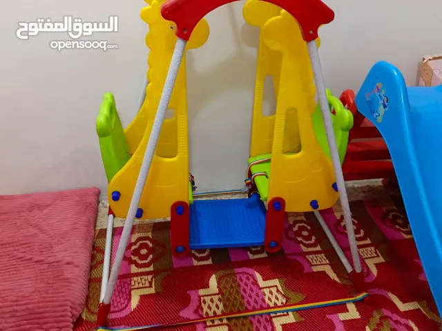 مرجوحه متقابله بلاستك وزحليكه للبيع