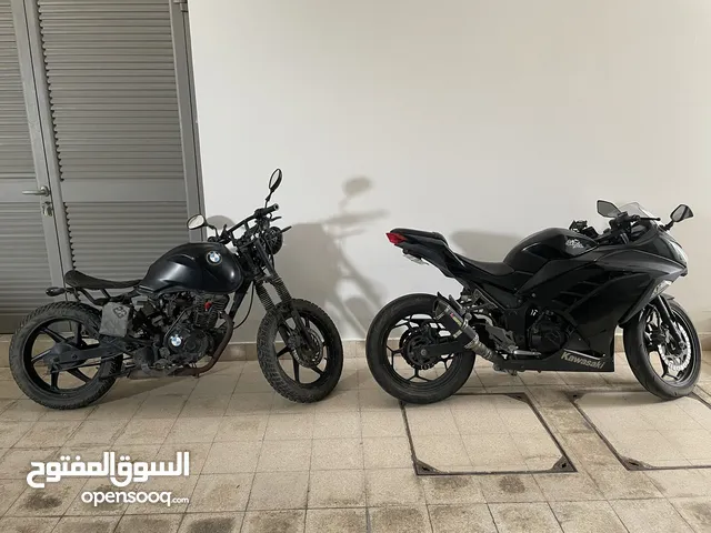 للبيع kawazaki ninja 300cc و honda 160cc