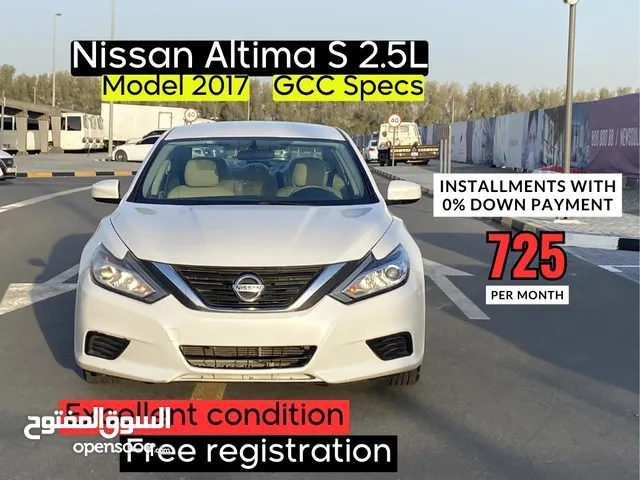 Altima S  GCC specs  2017 model  Good condition