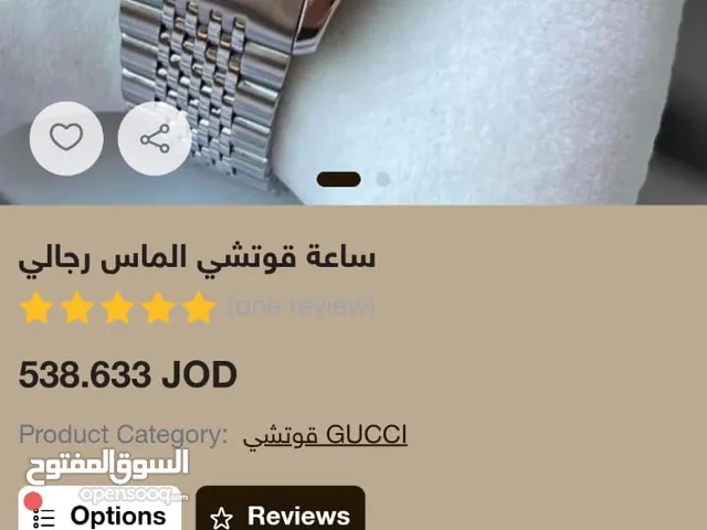 Analog Quartz Gucci watches for sale in Amman