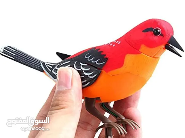 قفص عصفور مغرد عند التصفيق او لمسه لتنشيط الطيور عندك وتحفيزها على تغريد مستمر