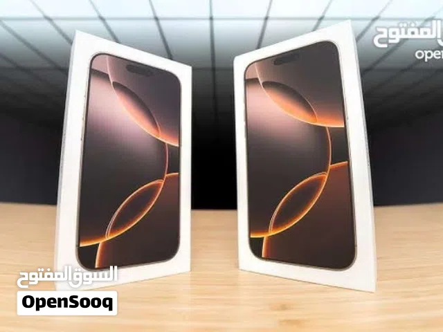 iPhone 16 pro max  جديد كفالة الشرق الأوسط