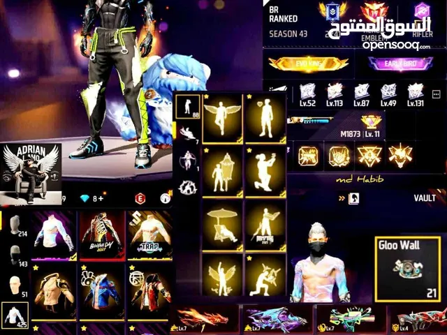 Free Fire Account For sell bangladesh server account.