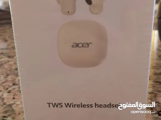 سماعة بلوتوث ماركة إيسر acer لون بيج