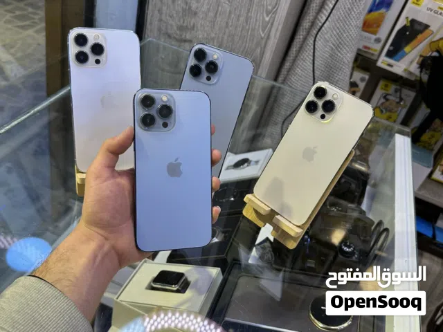 iPhone 13 pro max 256GB Battery 87%-93% جهاز وكالة وتور بروف