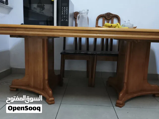 06 seater dining table with chairs for sale