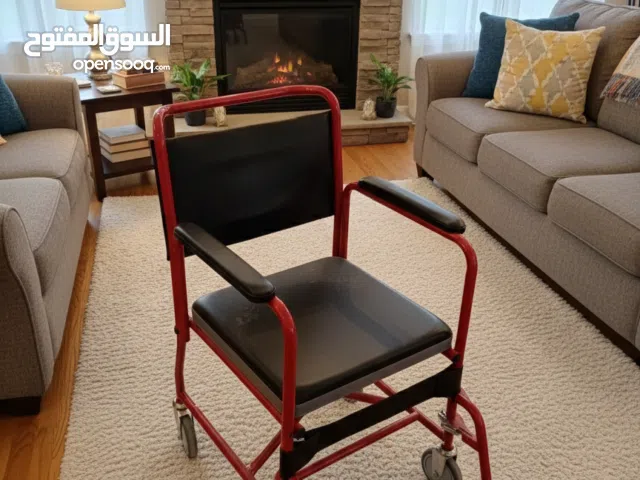كرسي متحرك وحمام