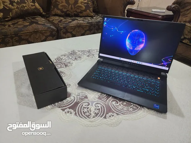 Alienware m15 R6 i7 11800H, 16GB Ram, 1TB NVMe SSD, NVIDIA RTX 3070 حالة ممتازة ومكفول