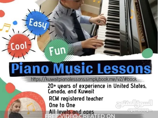 One on one Piano lessons