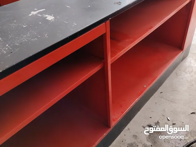 كاونتر محل حديد مع ستانلس ستيل