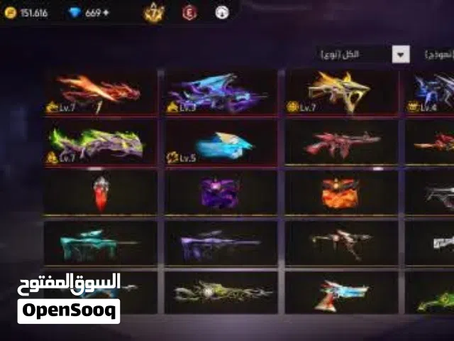 Free Fire Accounts and Characters for Sale in Zarqa