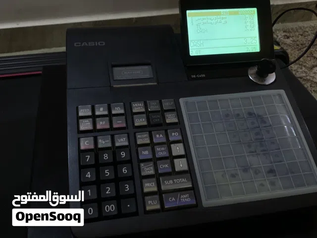 كاشير كاسيو مستعمل خفيف نظيف جداً بسعر مغري
