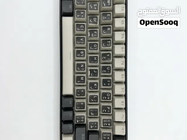 كيبورد ميكانيكي عربي إنجليزي 85% بحالة ممتاز