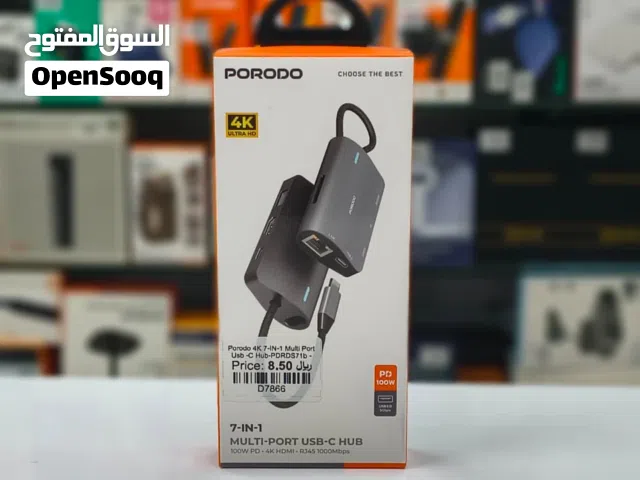 Brand New Porodo USB C Hub in Oman  Versatile connectivity  1 Year Warranty