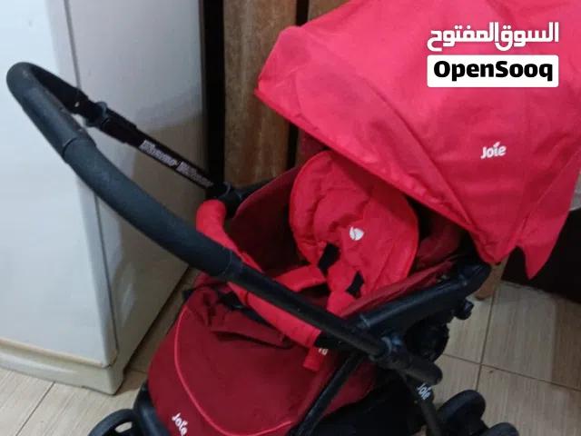 عربة أطفال ماركة عالمية Joie Mirus Scenic باللون الأحمر
