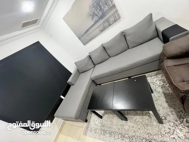 التواصل واتس اب فقط رسائل-كنبه حرف L - لون رمادى تفصال مستعمله