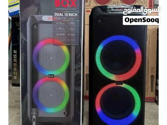 سماعة شحن متنقلة مع مايكروفون لاسلكي نظام شحن 10 انش دبل Brodu دو جودة عالية