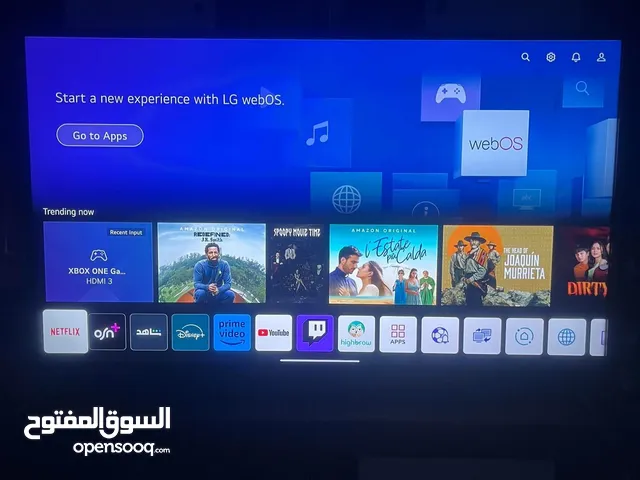 تلفزيون LG 55 بوصه 4K Ultra HD شبه جديد