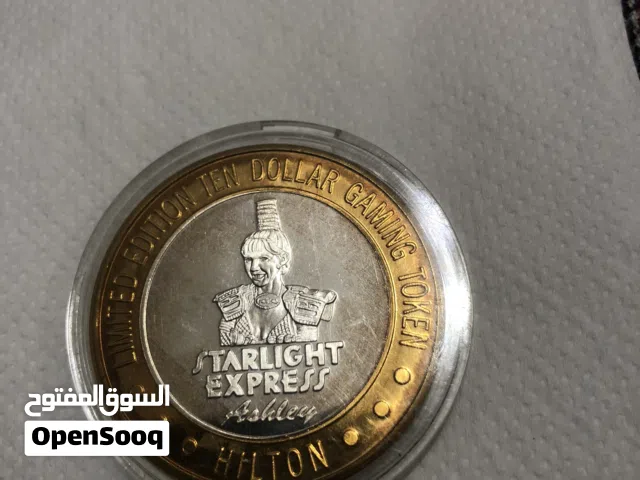 Hilton Casino limited edition coin silver