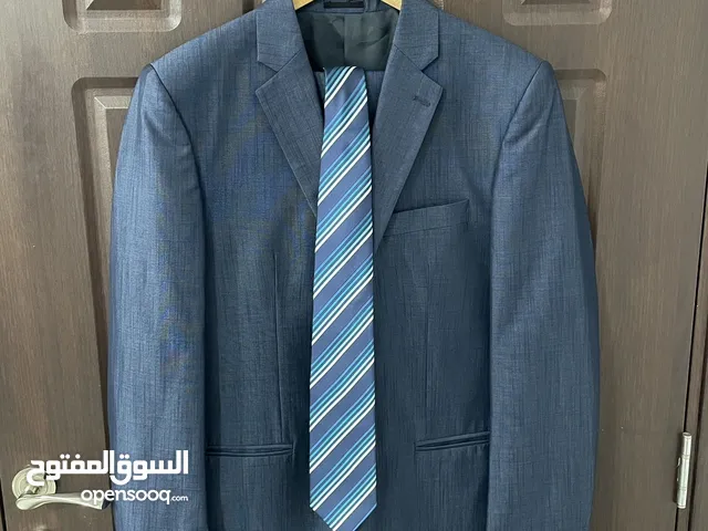 Navy Blue Revent Sartoria Suit Large Size Italy Style