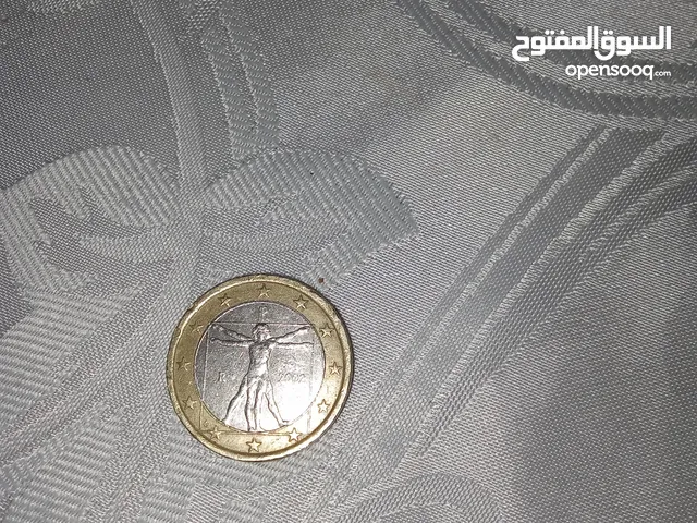 بيع قطعة نقديو نادرة 1يورو ايطالي