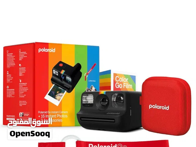 كاميرا Polaroid Now EB الفورية الجيل الثاني / مع ورق عدد 16 / البوم صور وحزام / تعمل بالبطارية