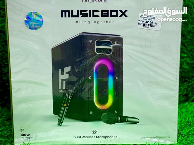 HI-FUTURE MUSIC BOX SING TOGETHER DUAL WIRELESS MICROPHONE