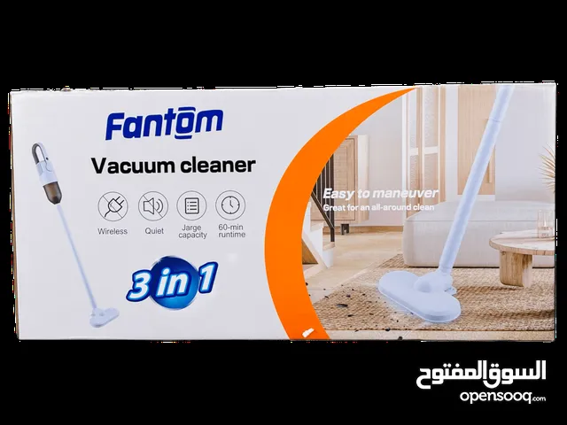 مكنسة كهربائية عمودية ماركة FANTOM الميزات: تصميم عملي و مميز مصمم خصيصا لتناسب مختلف الاحتياجات م
