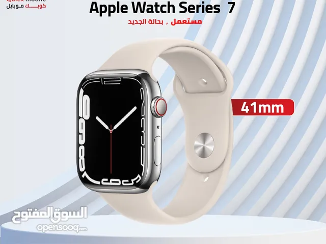 APLLE WATCH S7 ( 41M ) USED /// ساعة ابل الجيل 7 مستعمل وكالة مقاس 41