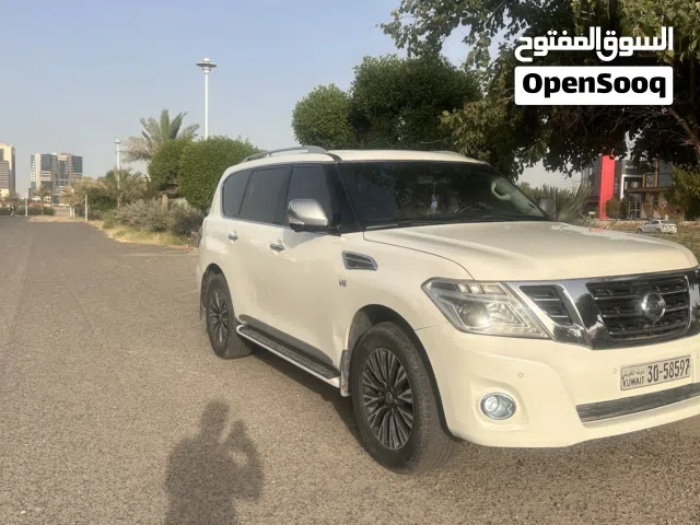 للبيع جيب نيسان باترول موديل 2015ٌ وارد الوكاله الكويت بلاتنيوم سيتي شرط الفحص صبغ وكاله اموره طيبه