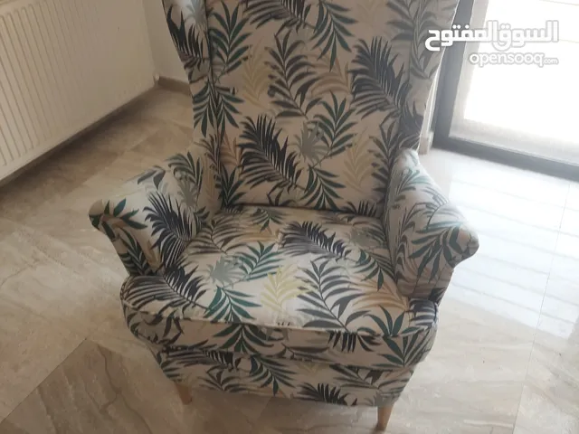 Strandmon wing chair ikea, flowers color