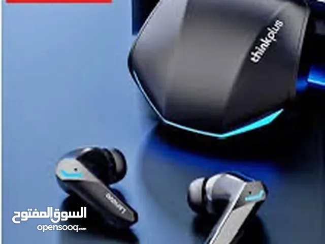سماعات اذن ثينك بلس لايف بودز GM2 برو من لينوفو (اسود)، مقاس M، لاسلكي، في الاذن