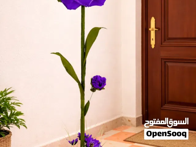 ورد عملاق الورد الترند ديكور راقي وجديد للبيوت و واجهات المحلات والمراكز والمولات