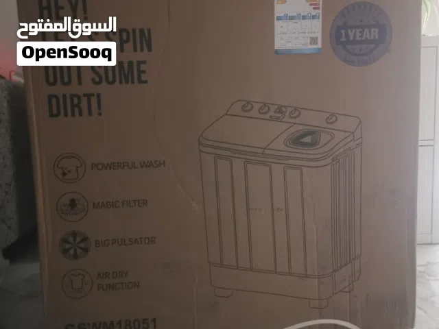 غسالة جيباس حوضين 10 كيلو جديدة