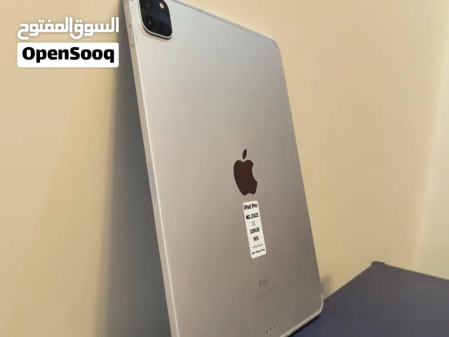 ايباد برو 2021---128جيجا----11انش---شريحة بيانات----بطارية 99%