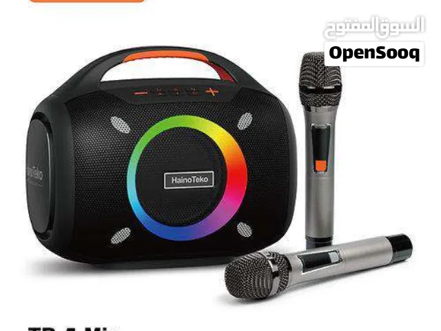 مكبر صوت كاريوكي من شركة hainoteko tb_5mic original جديد