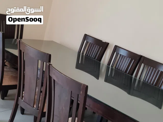 طاولة سفرة خشبية 8 أشخاص