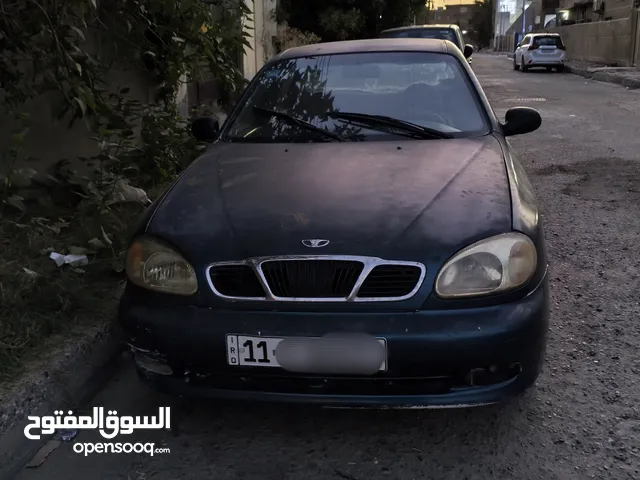 دايو لانوس موديل 1996 رقم انكليزي حديث هزه  كامله محولها بأسمي صار شهرين من اخذتها
