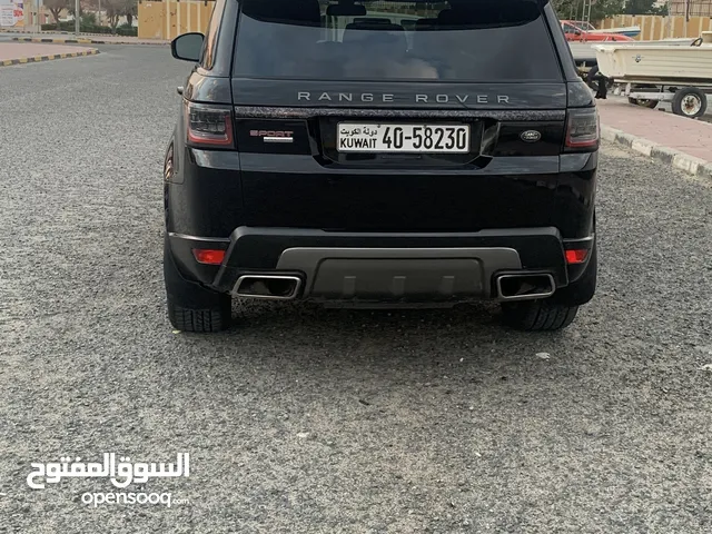 رنج سبورت 2016 اسود من داخل تان