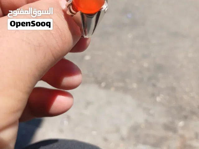 خاتم فضة 925صياغة يدويه