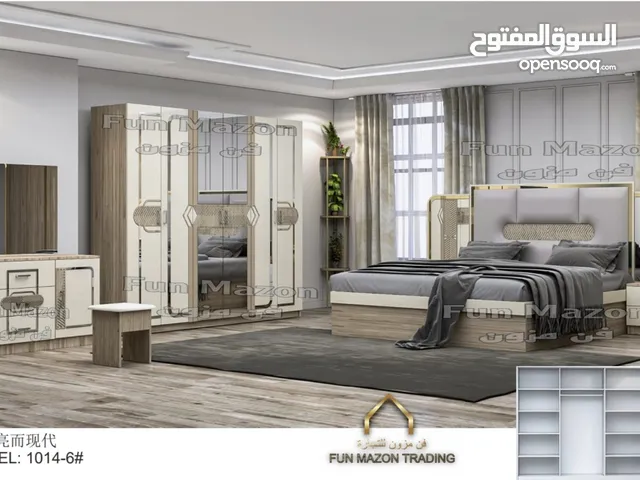 BEDROOM SET 7 PCS WITH MATTRESS WITH FITTING/غرف نوم مع دوشج مع ترکيب شامل