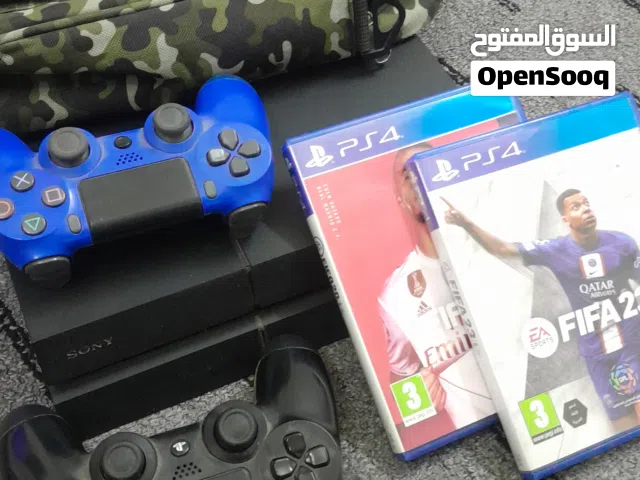 للبيع بليستشين 4  ماتصلحت من قبل .....  مع قيرين . بحالة ممتازة جدا . يجي معاها فيفا 23 وفيفا 20 .