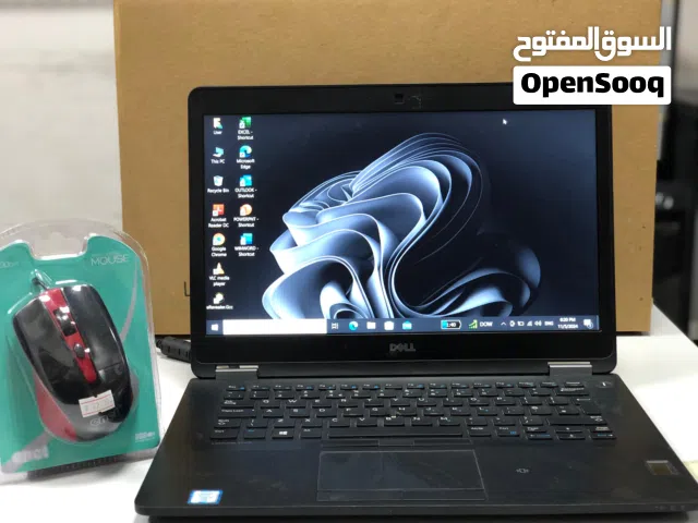 DELL Business Laptop Core i7 6th Generation 512GB SSD 14" FHD Screen 8GB DDR4 RAM Buit in CPR Reader