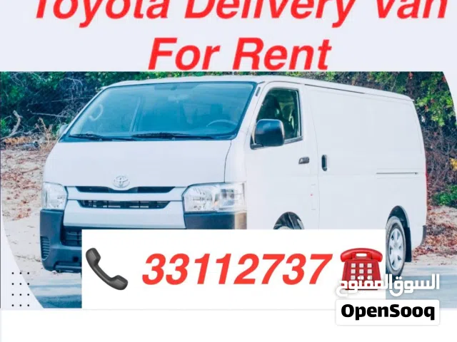 TOYOTA HIACE CARGO VAN FOR RENT باص للإيجار